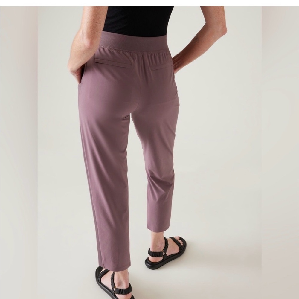 Athleta Brooklyn Mid Rise Dusty Rose Ankle Pants